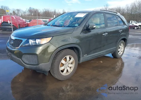 2012 Kia Sorento Lx V6 z USA, uszkodzony, nr VIN 5XYKTDA29CG236474
